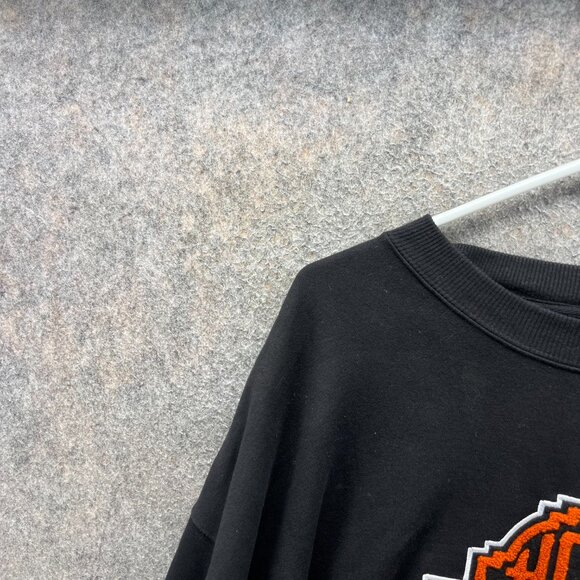 Big Dogs Sweatshirt Men 2XL Black Hairy Dogison Wild Harley Parody Pullover Crew - Picture 10 of 11